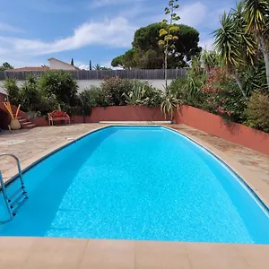 Palm' Issambres 6-7 Personnes, Clim, Avec Piscine, Jardin Et Parking Prives La Garonnette-Plage